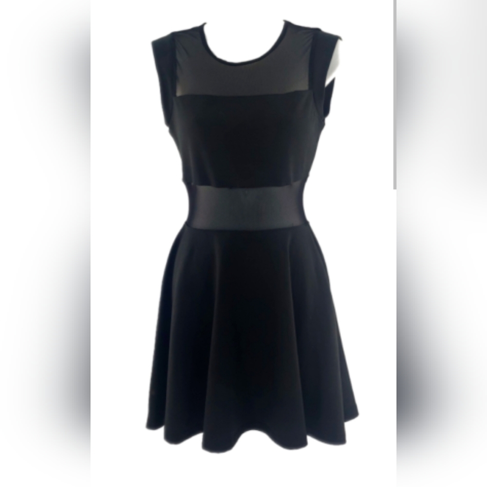 Olsenboye, size medium, sheer black dress.